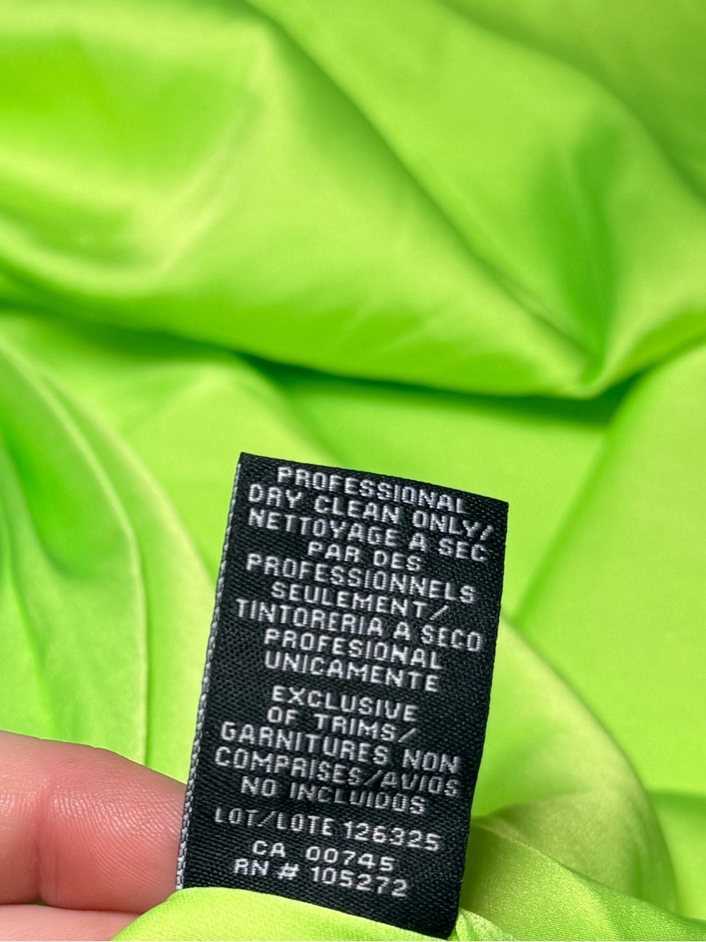 ML Monique Lhuillier Electric Neon Green Pleated Gown Maxi Dress New With Tags 8 - Picture 13 of 15